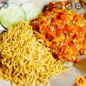 Mie Goreng Ayam Geprek