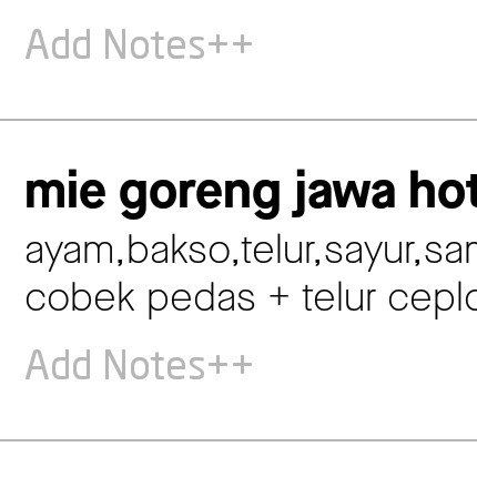 Mie Goreng Jawa Hot