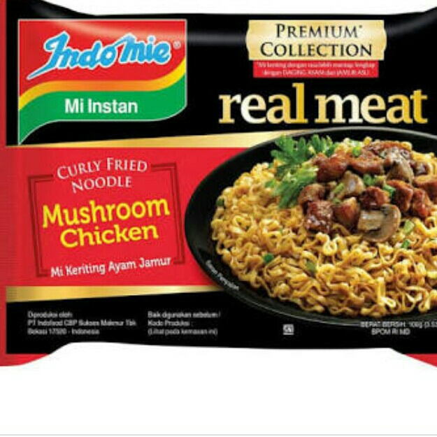 Mie Goreng Real Meat Mushroom Chicken 100g