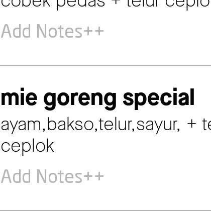 Mie Goreng Spesial