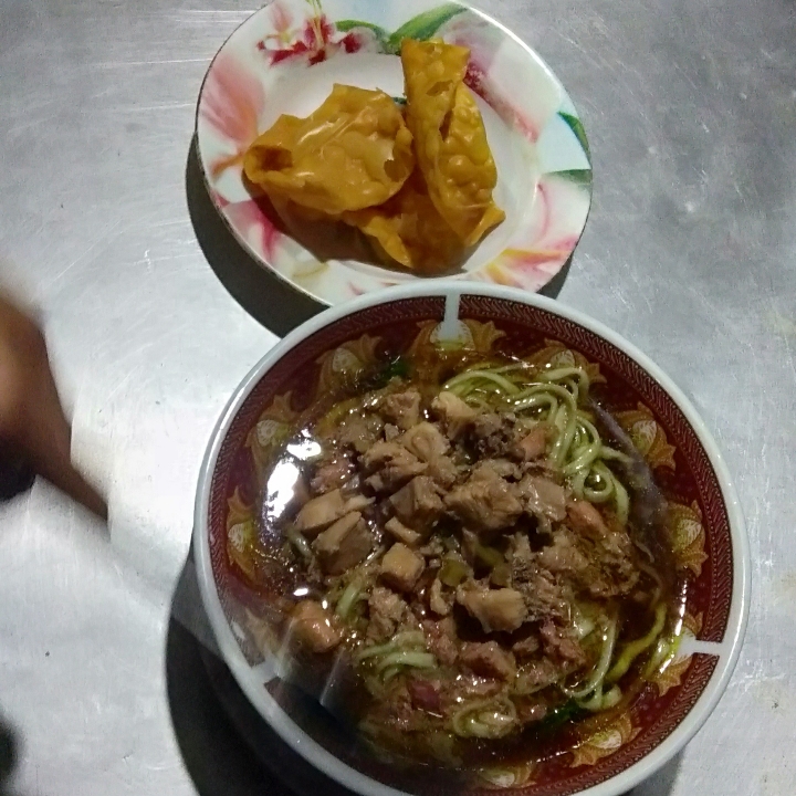 Mie Hijau Ayam Pangsit Biasa