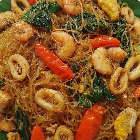 Mie Hun Goreng Seafood