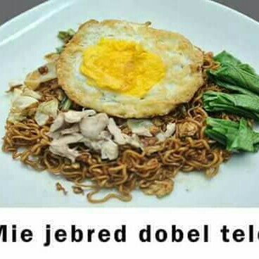 Mie Jebred Double Telor