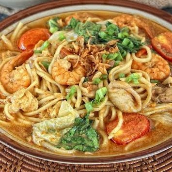 Mie Kuning Rebus Udang