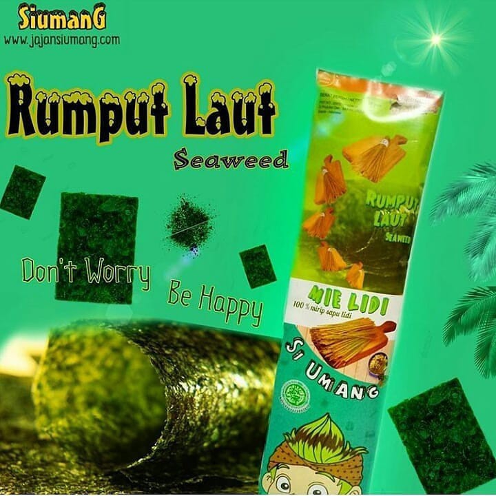 Mie Lidi Siumang Rasa Rumput Laut