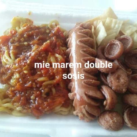 Mie Marem Double Sosis