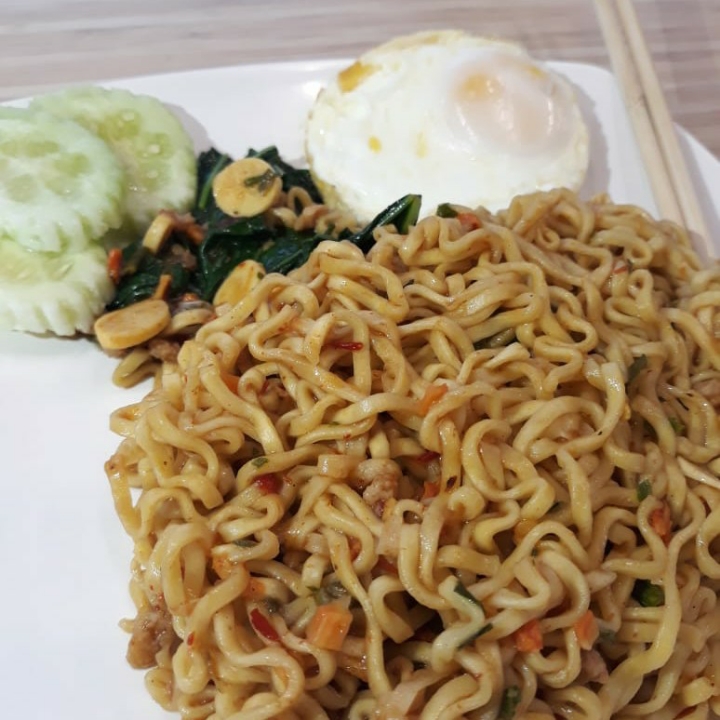 Mie Pedas Ijo Lvl 1