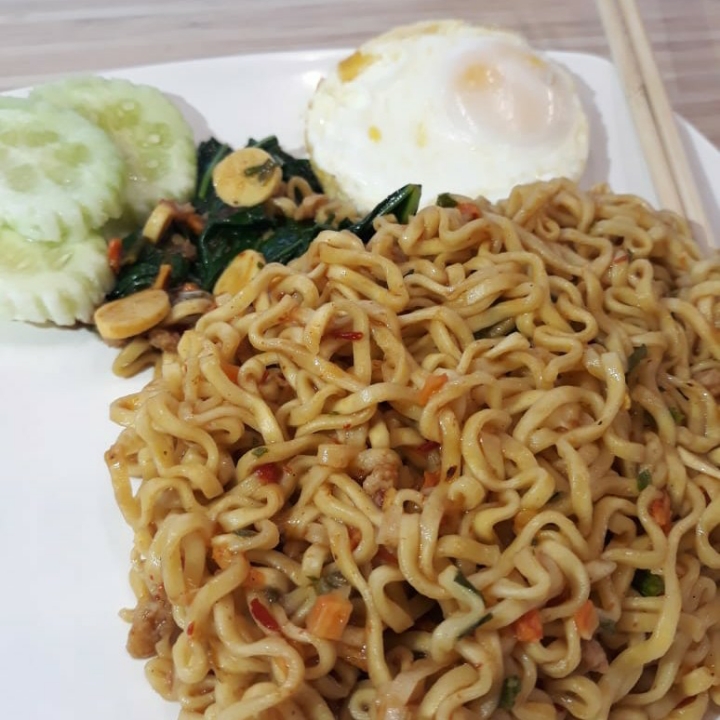 Mie Pedas Ijo Lvl 1