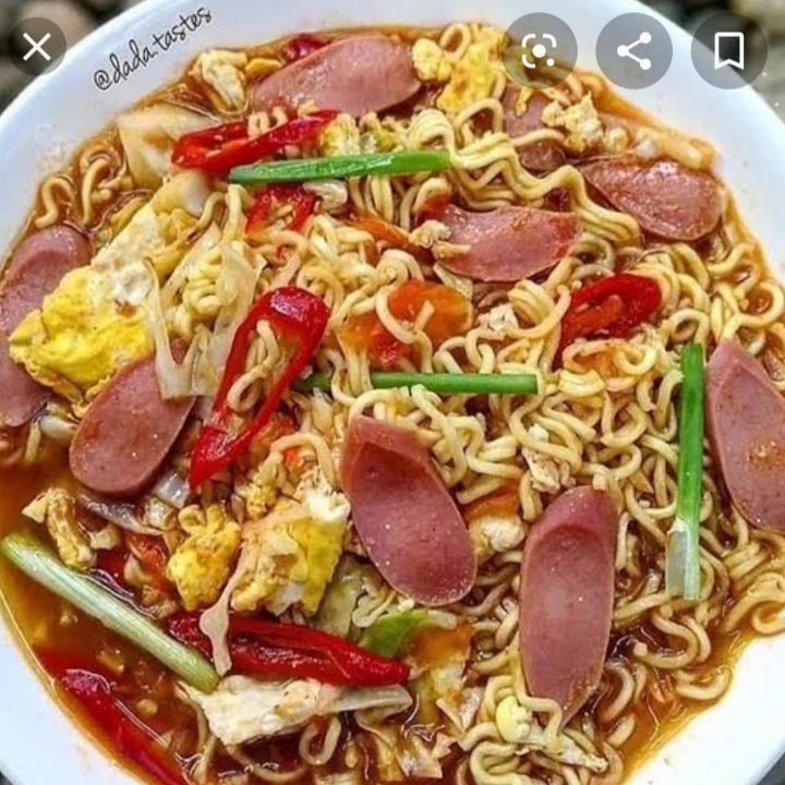 Mie Rebus Ayam Sosis