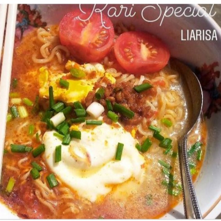 Mie Sedap Kari Spesial Pake Telor