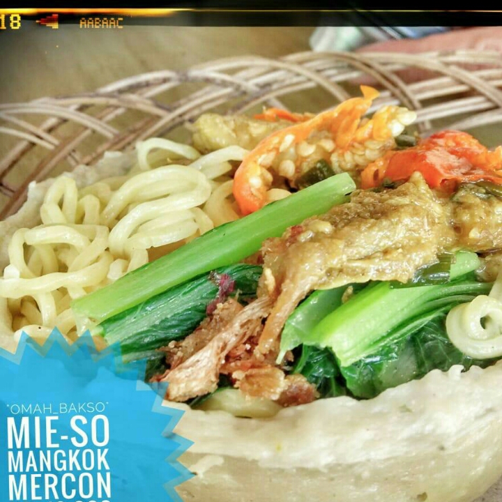 Mie So Mangkok Mercon