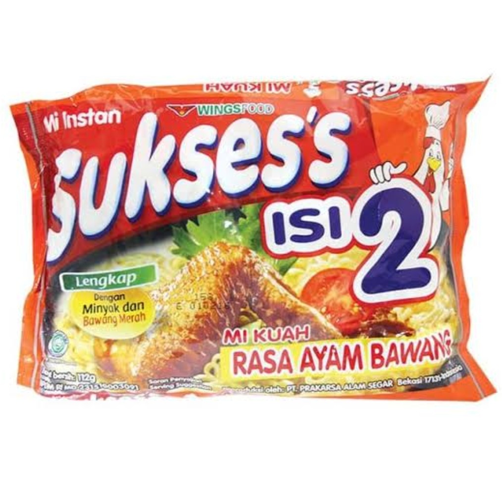 Mie Sukses Isi 2 Rasa Ayam Bawang