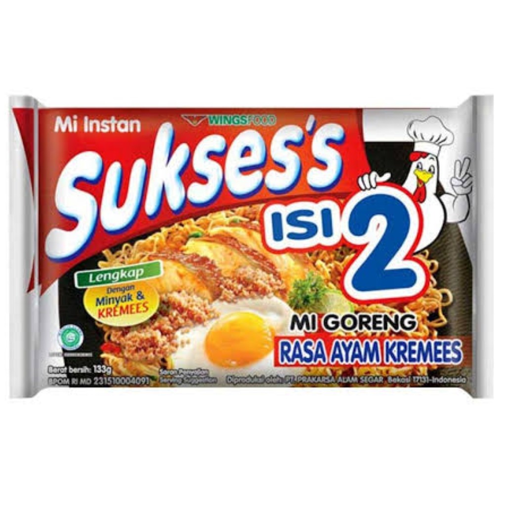 Mie Sukses Isi 2 Rasa Ayam Kremes