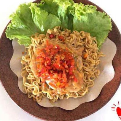 Mie Telur Geprek