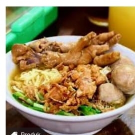 Mie ayam Ceker