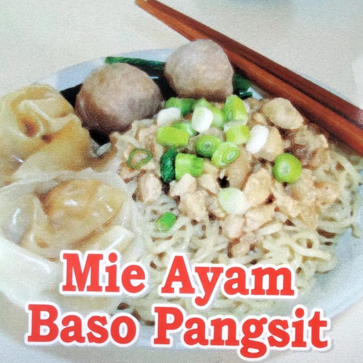 Mie ayam bakso pangsit special 