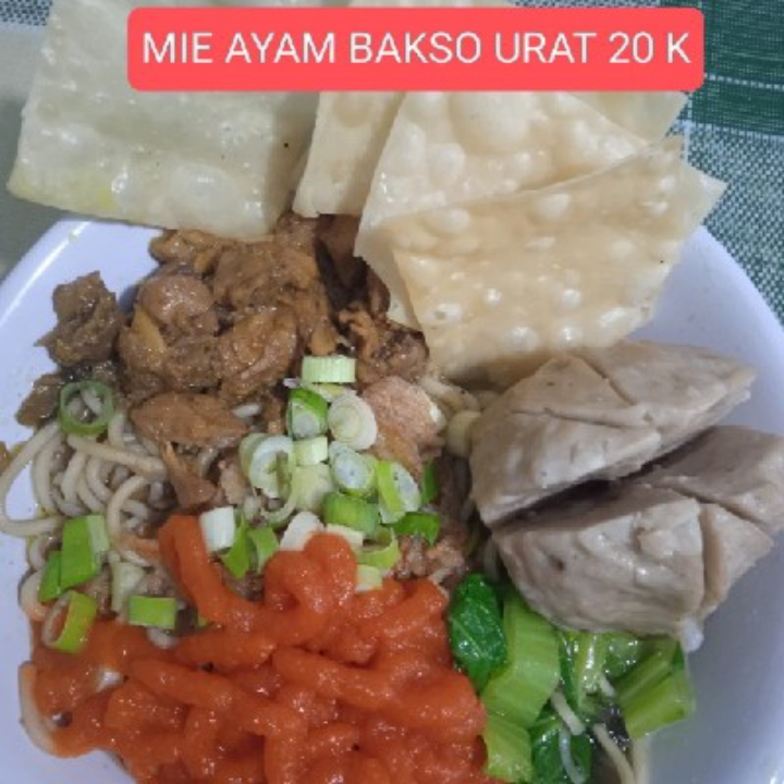 Mie ayam bakso urat