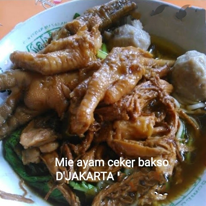 Mie ayam ceker bakso Djakarta