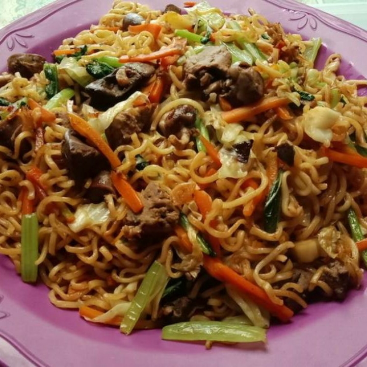 Mie goreng ati ayam