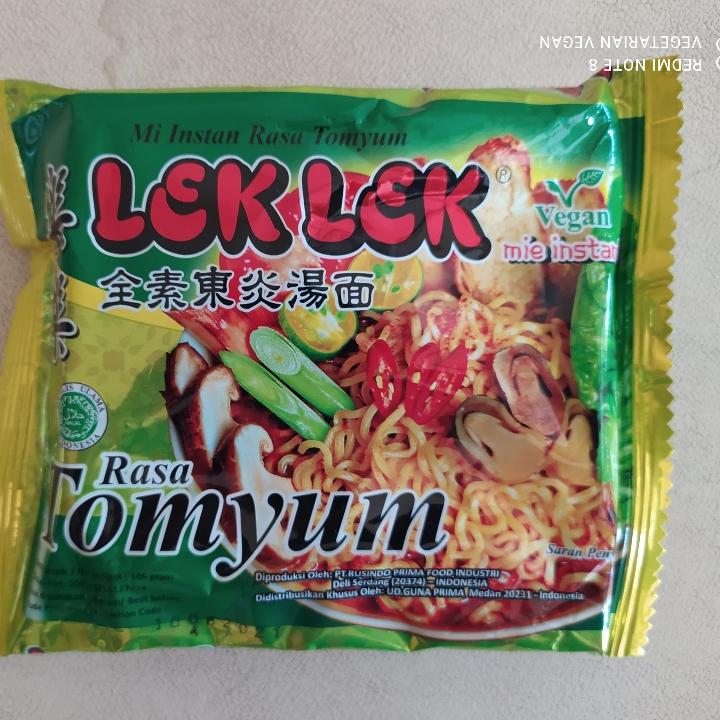 Mie lek lek Tomyam Vegetarian