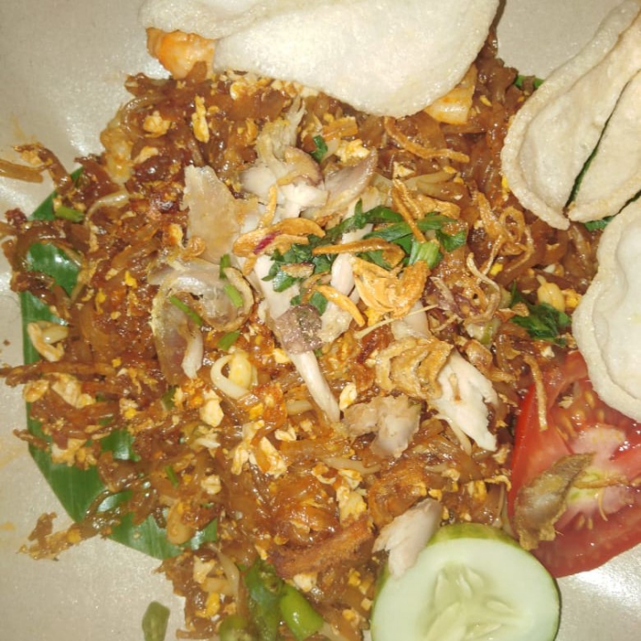 Miesagu Kering Pakai Bakso Ayam