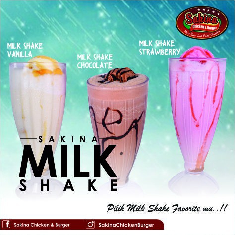 Milk Shake Chocollate Vanilla Strawbery