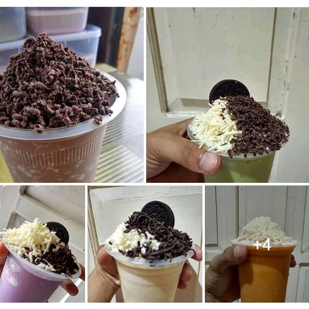 Milk Shake Polos tanpa topping