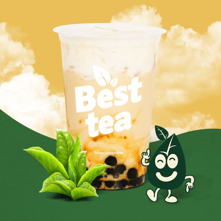 Milk Tea Boba Cheese Minuman