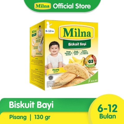 Milna Biskuit Bayi Pisang 130g