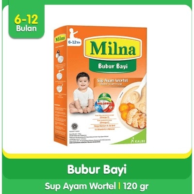 Milna Bubur Bayi Sup Ayam Wortel 120g