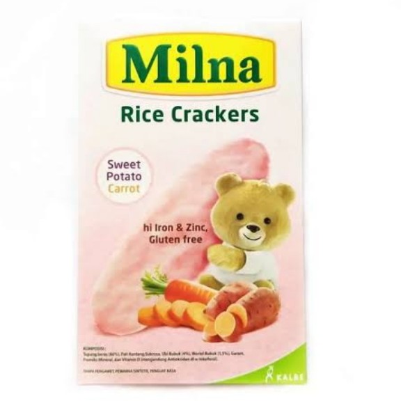 Milna Crackers Sweet Potato Carrot 20g