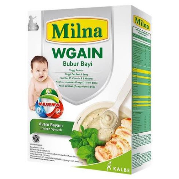 Milna Wgain Bubur Bayi 120g