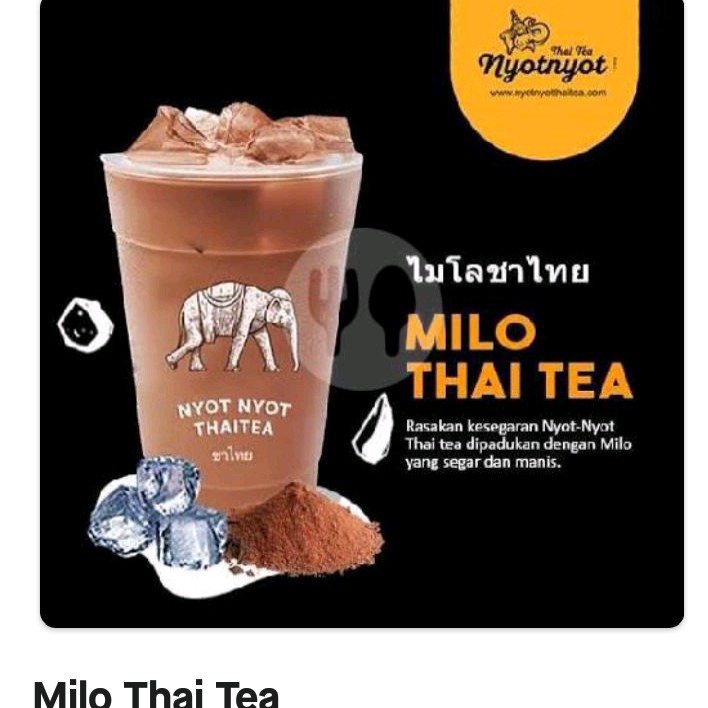 Milo Thai Tea