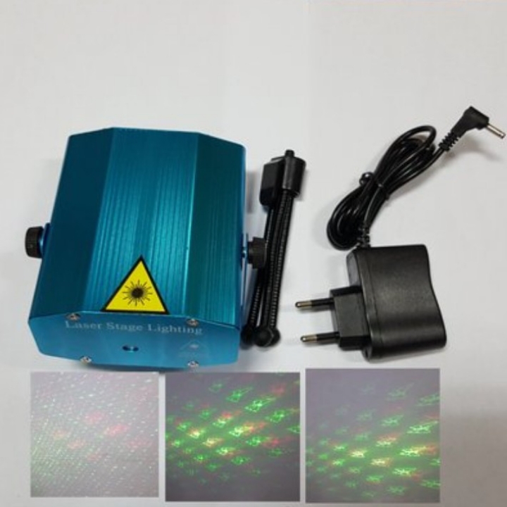 Mini Laser Stage Lighting Sensor Musi Lampu Disco - Party Laser Enam d 5