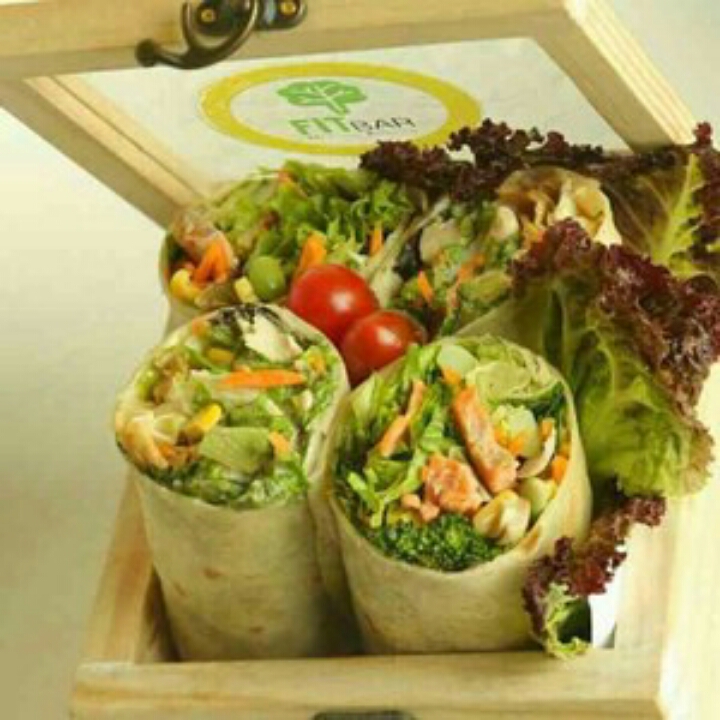 Mini Salmon Wrap