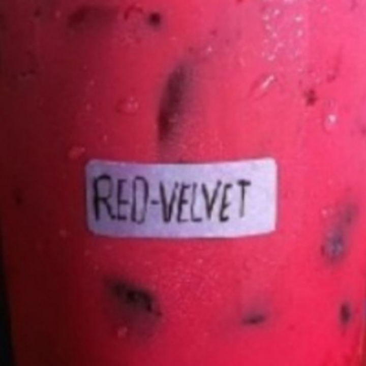 Minuman Boba Rasa Red Velvet