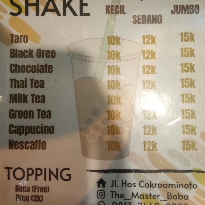 Minuman Boba Tea