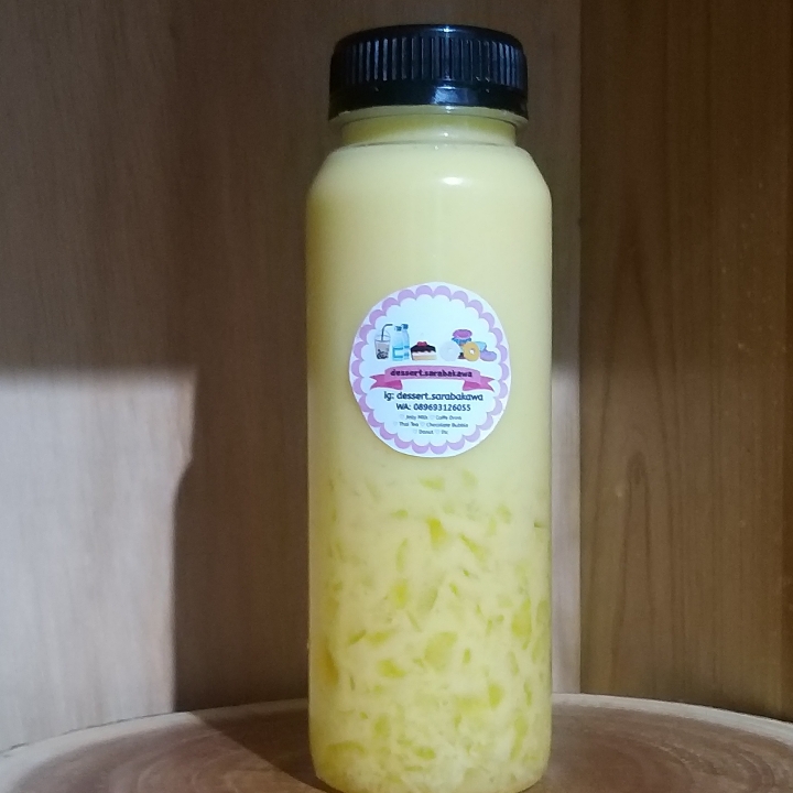 Minuman Jelly Susu Rasa Mangga