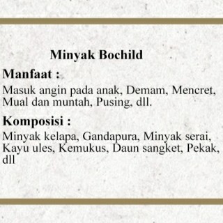 Minyak Bochild 2