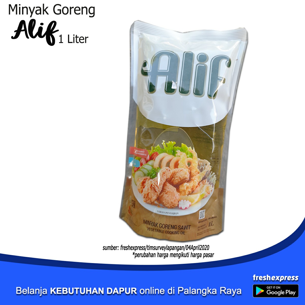 Minyak Goreng Alif 1 Liter