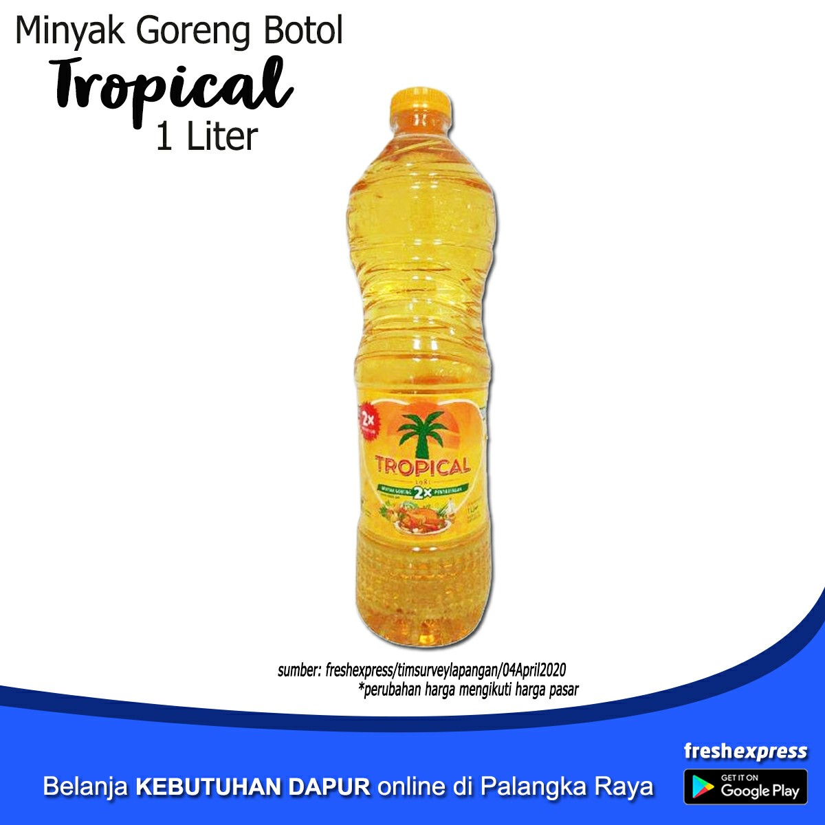 Minyak Goreng Botol Tropical