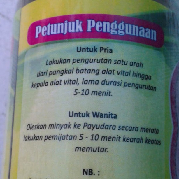 Minyak Pembesar penis