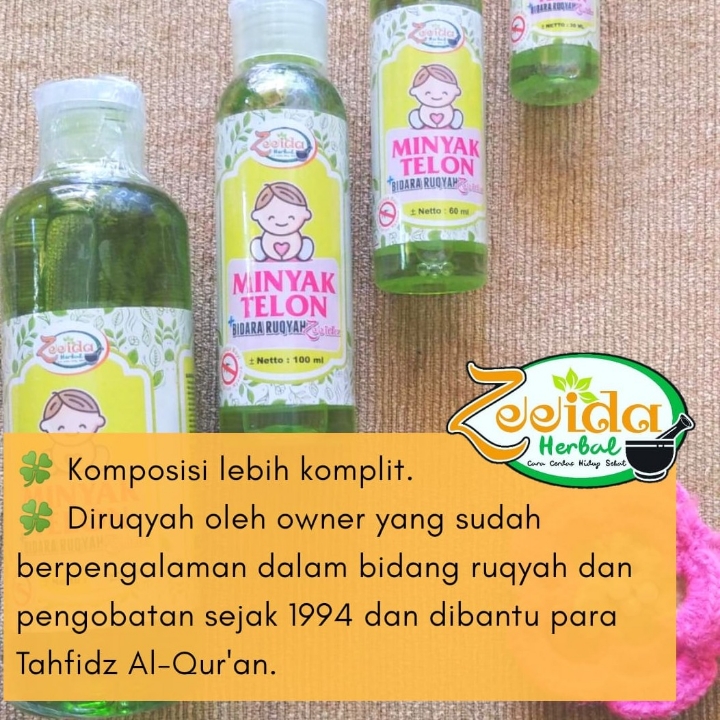 Minyak Telon Bidara Ruqyah Zeeida 100ml