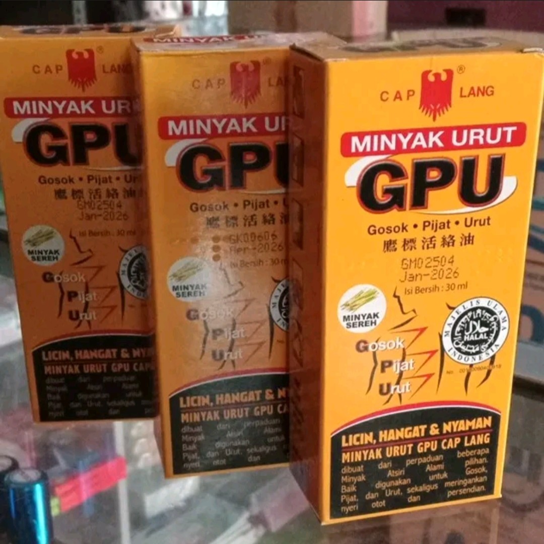 Minyak Urut GPU - Gosok Pijat Urut  30ml