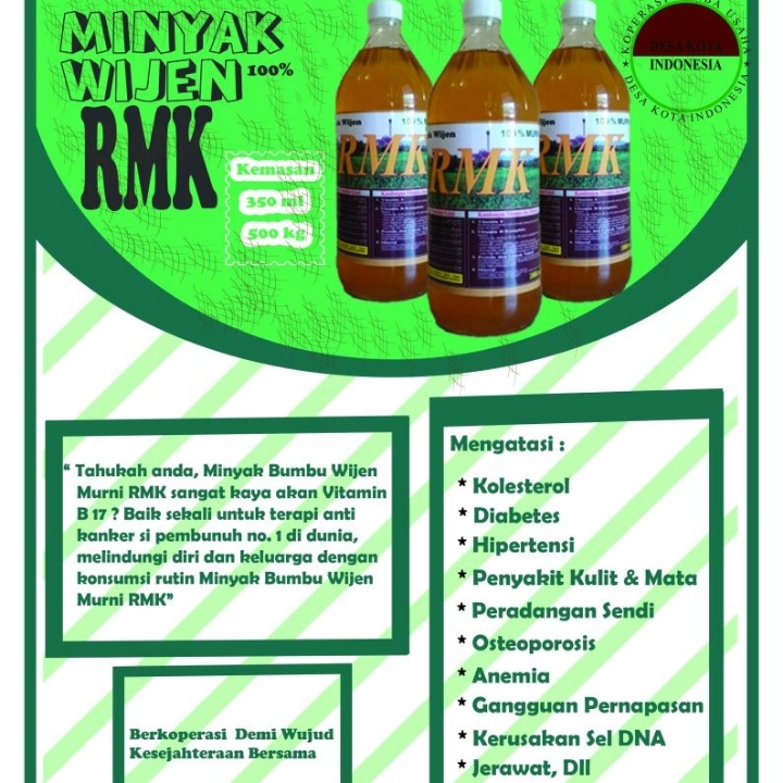 Minyak Wijen Murni RMK 350ml 2