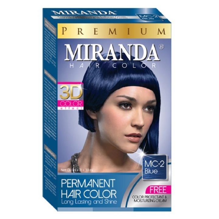 Miranda Hair Color Mc-2 Blue - Rambut