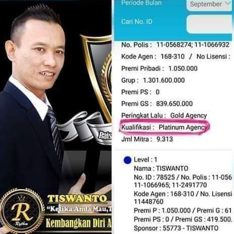 Mitra Dgn Posisi Platinum