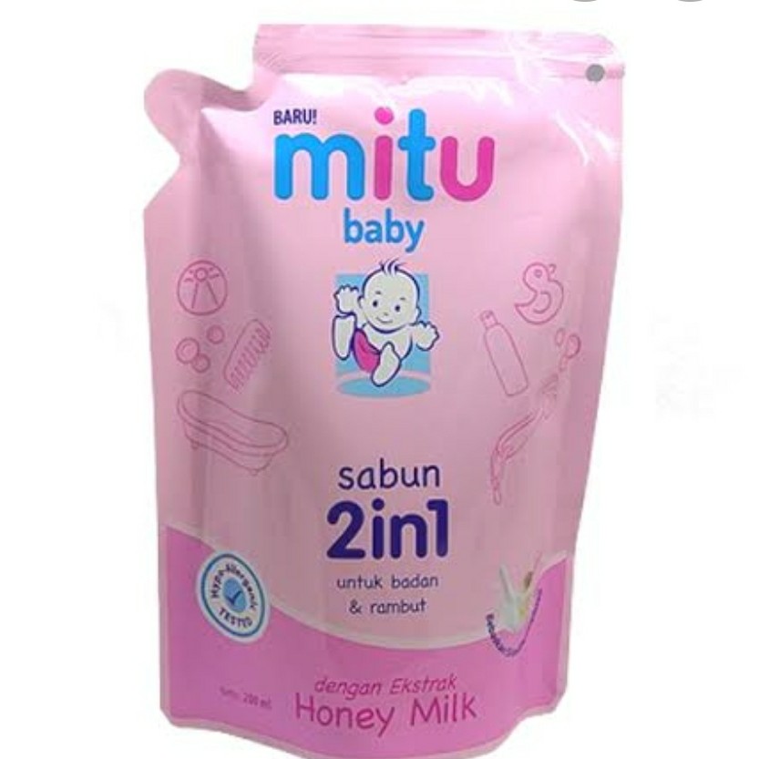 Mitu Baby Sabun 2in1 Honey 200ml