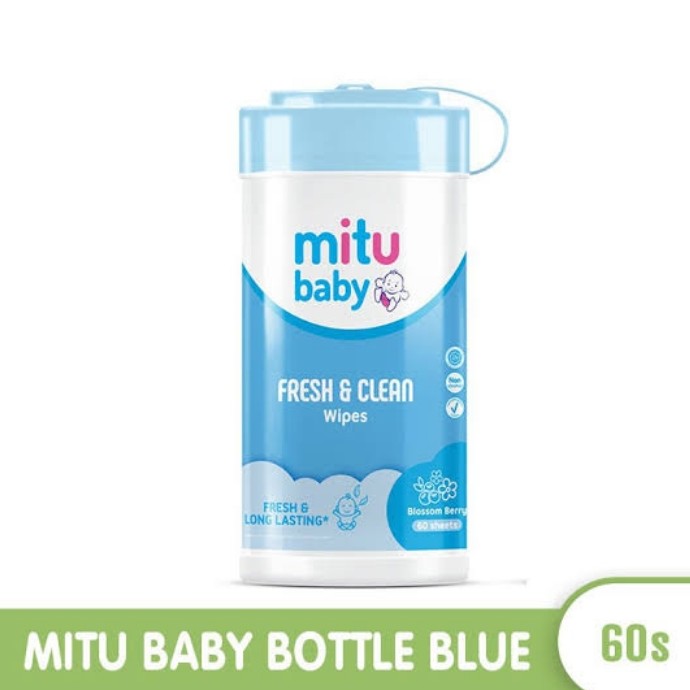 Mitu Tissue Botol Baby Blue 60s