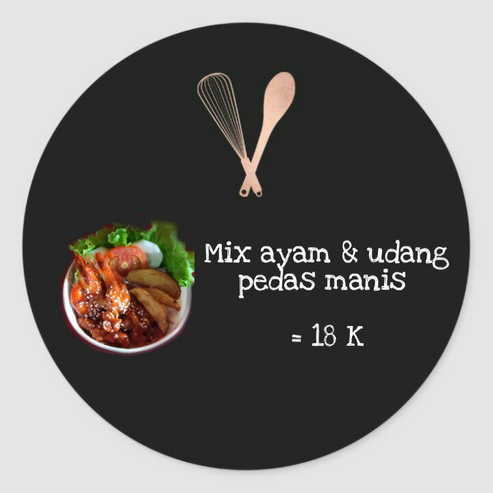 Mix Ayam Dan Udang Pedas Manis